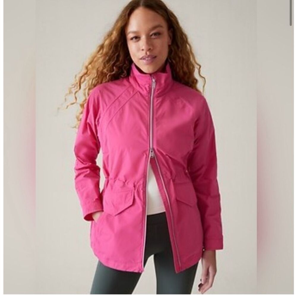 Athleta Westerly Rain jacket ￼Medium TALL